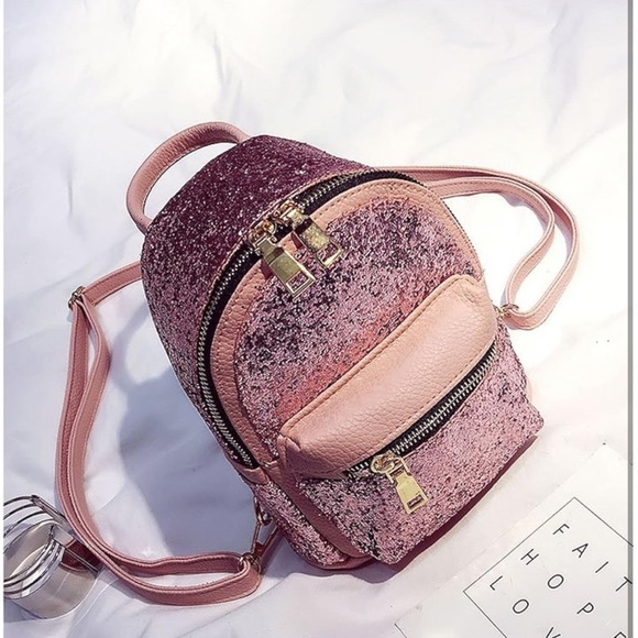Sequin mini backpack main image 5